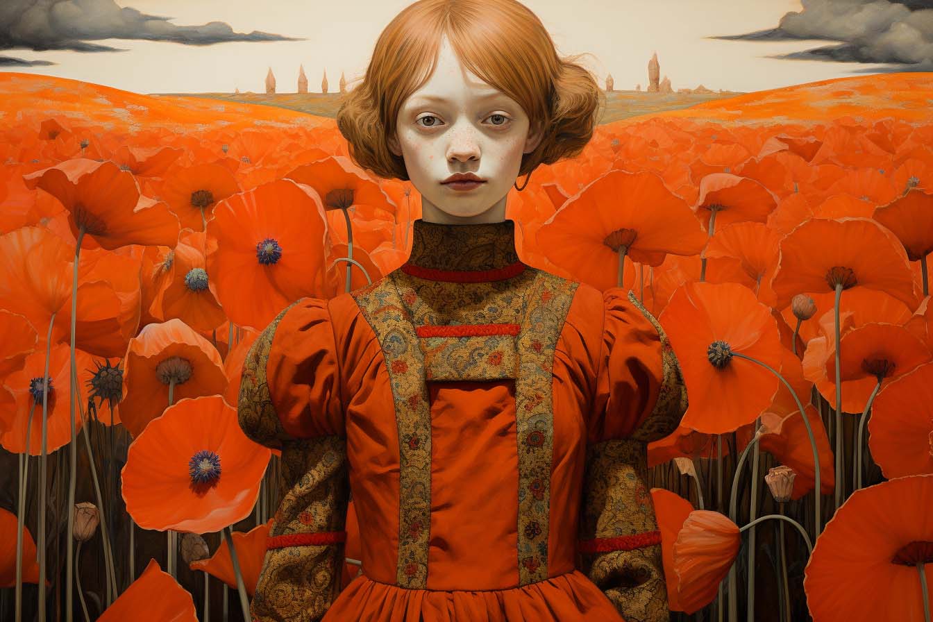 The Girl in the Poppy Field