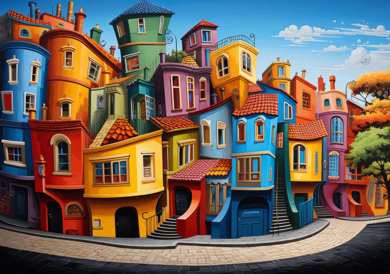 The Crooked End of Town Artist Proof
