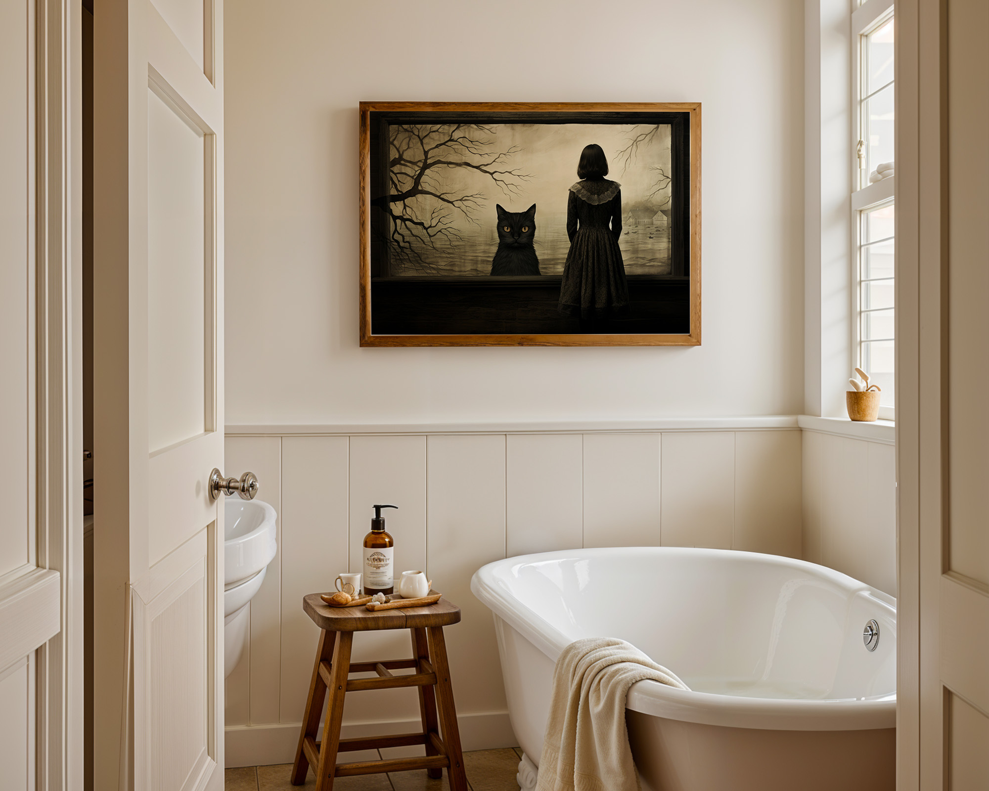 The Silent Companion Art Print - room mockup