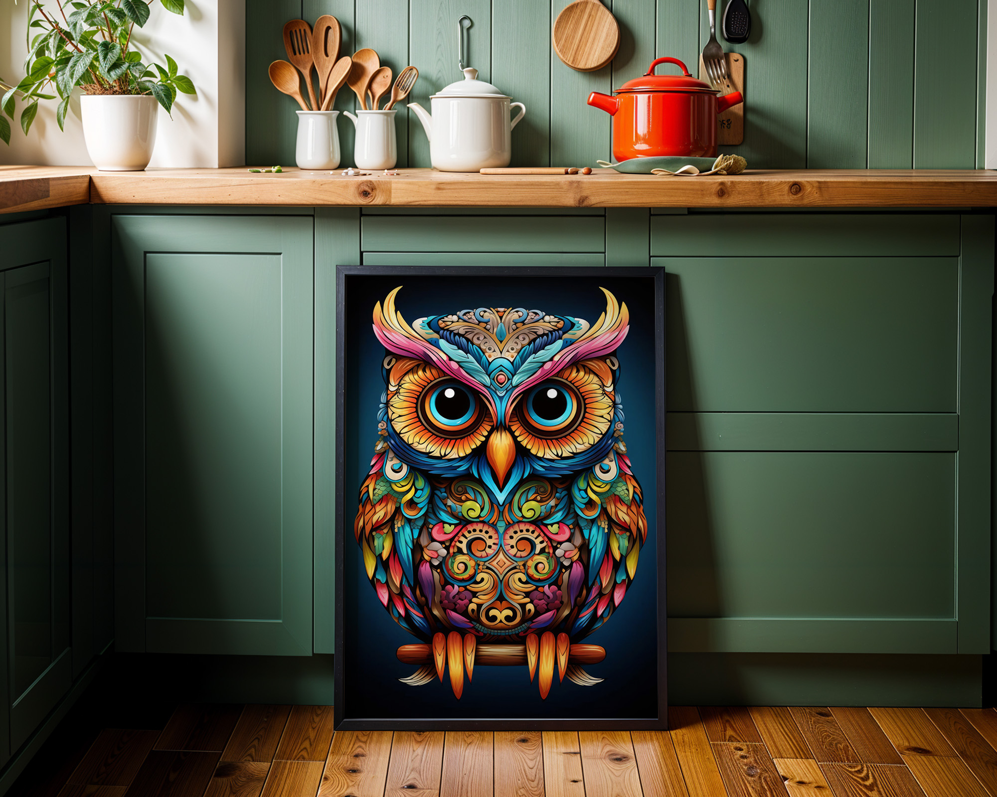 The Ornate Observer Art Print - room mockup