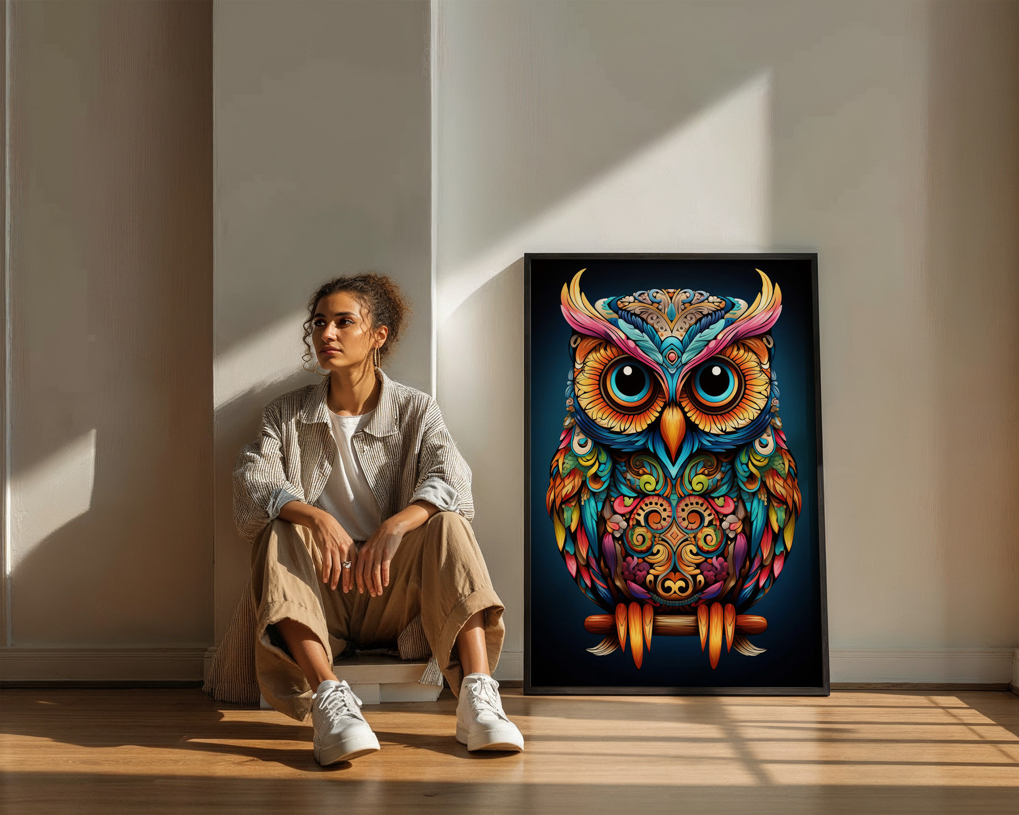 The Ornate Observer Art Print - room mockup