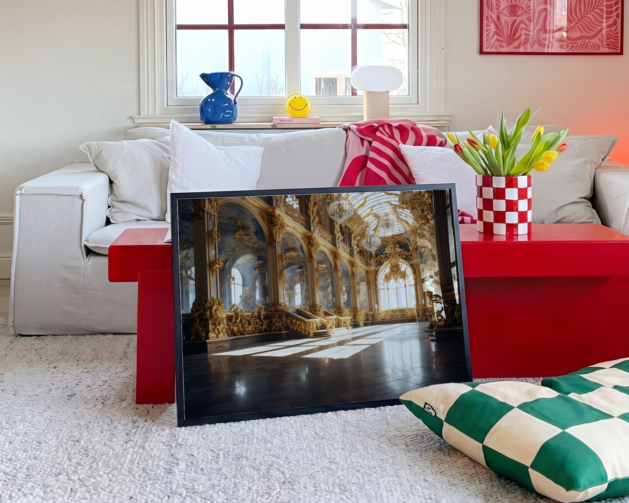 Palace of Golden Light Art Print - room mockup