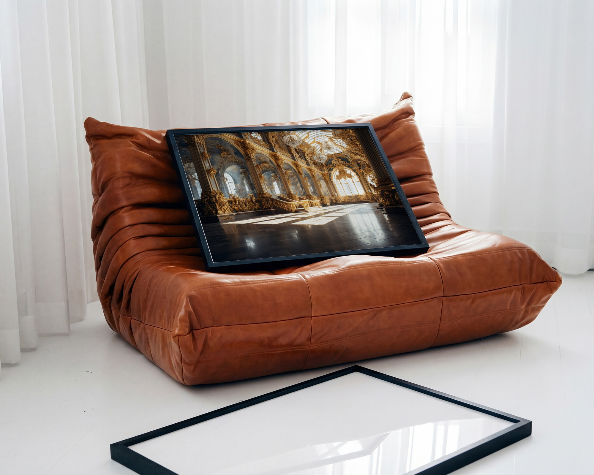Palace of Golden Light Art Print - room mockup