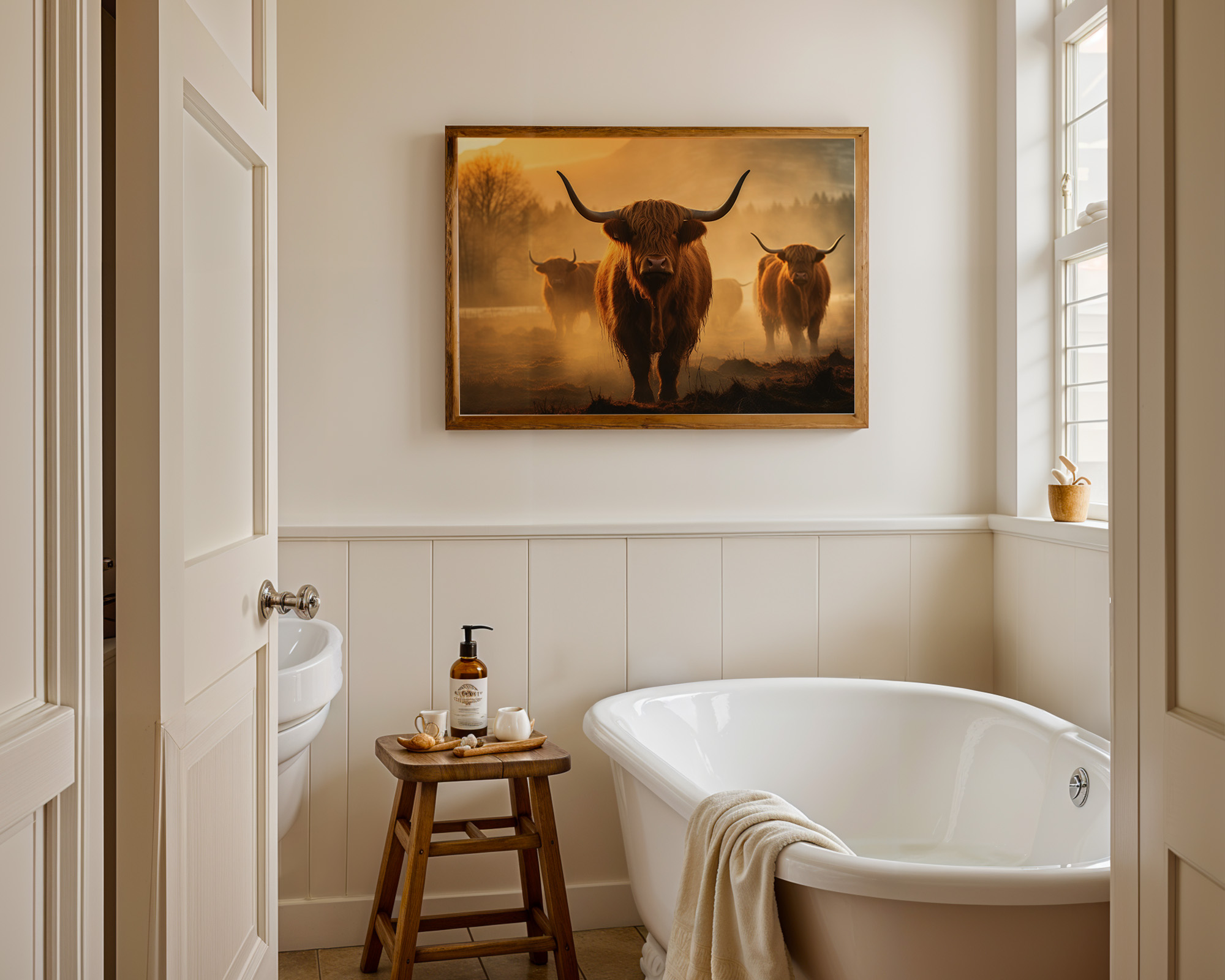 Sovereigns of the Golden Mist Art Print - room mockup