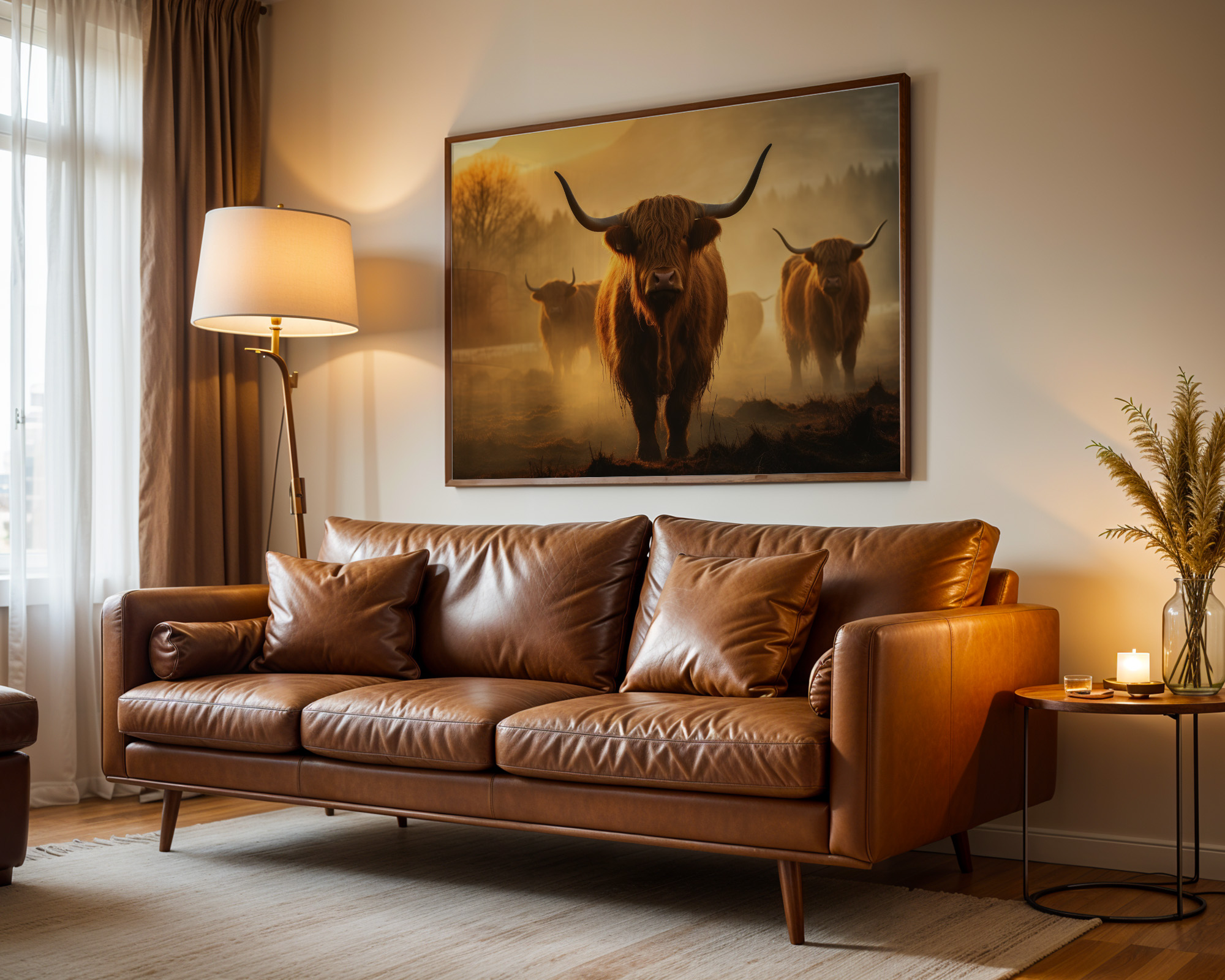 Sovereigns of the Golden Mist Art Print - room mockup