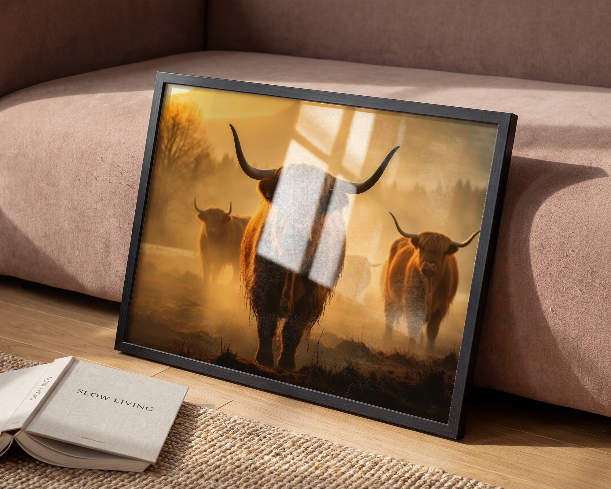 Sovereigns of the Golden Mist Art Print - room mockup