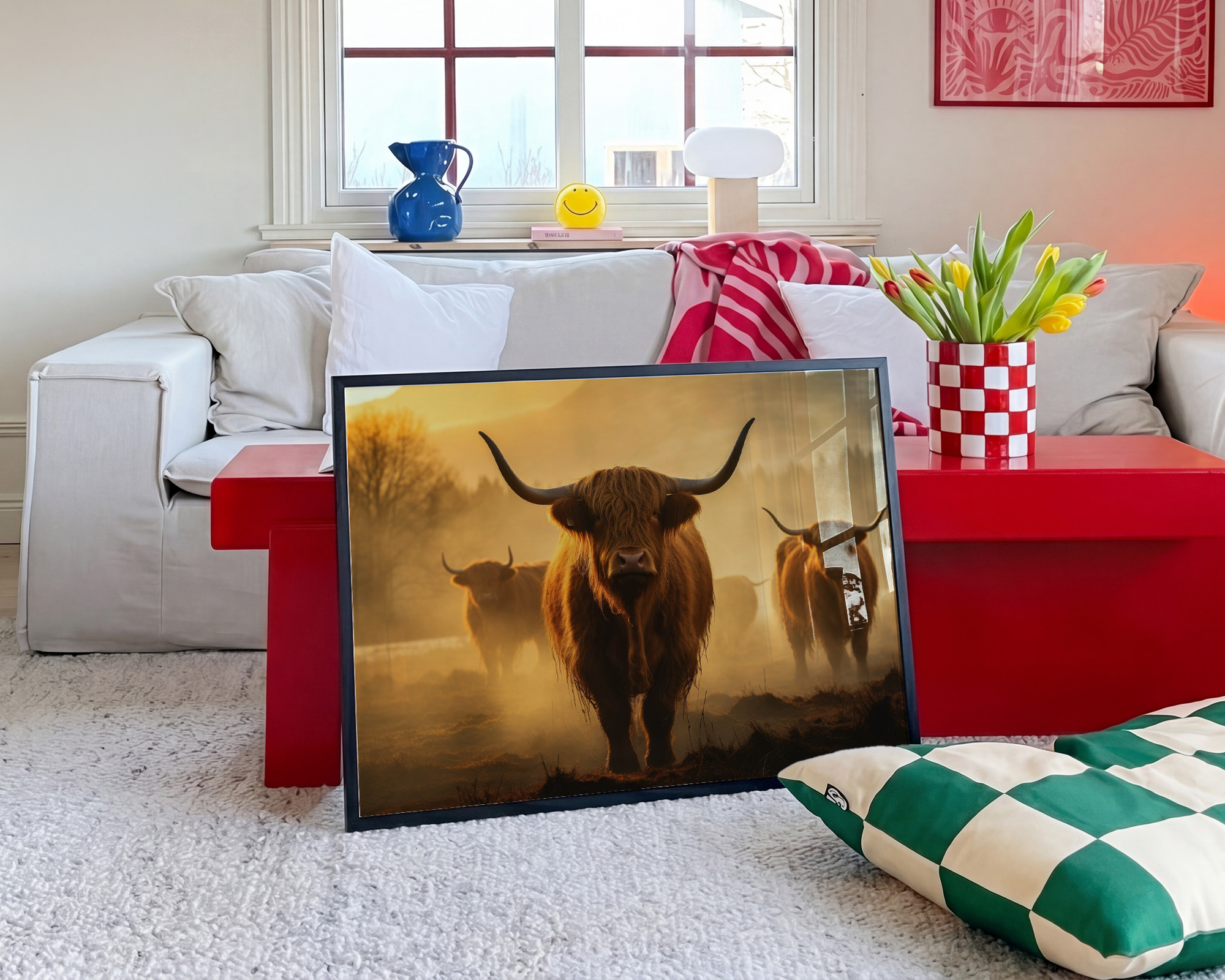 Sovereigns of the Golden Mist Art Print - room mockup