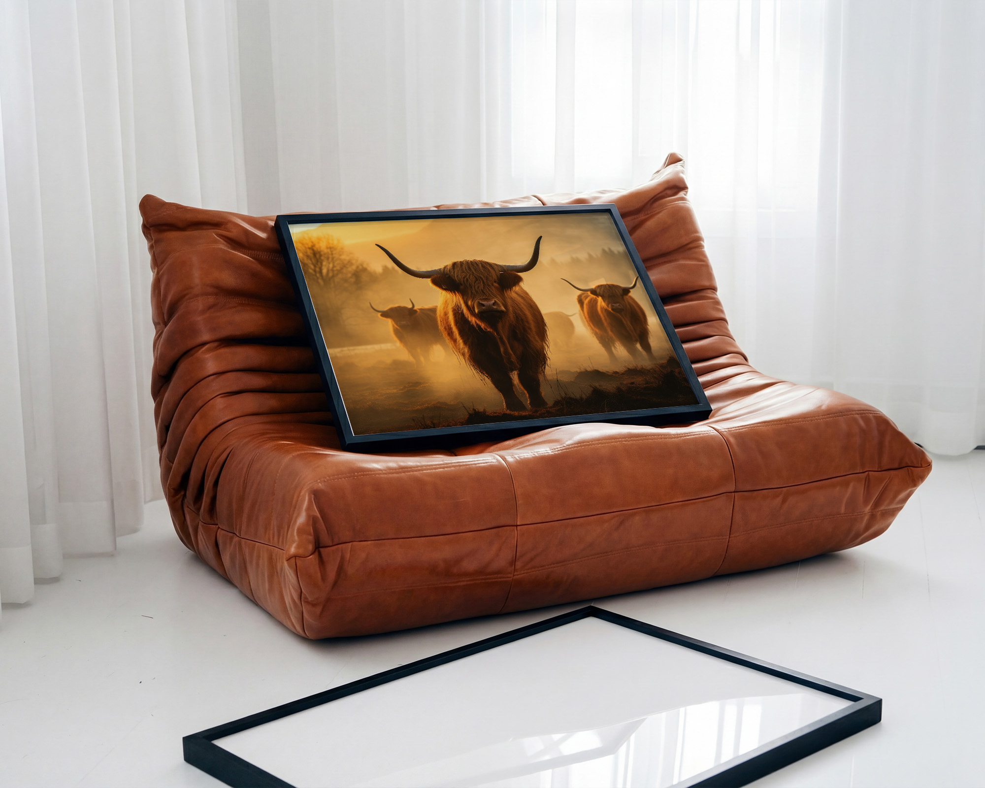 Sovereigns of the Golden Mist Art Print - room mockup