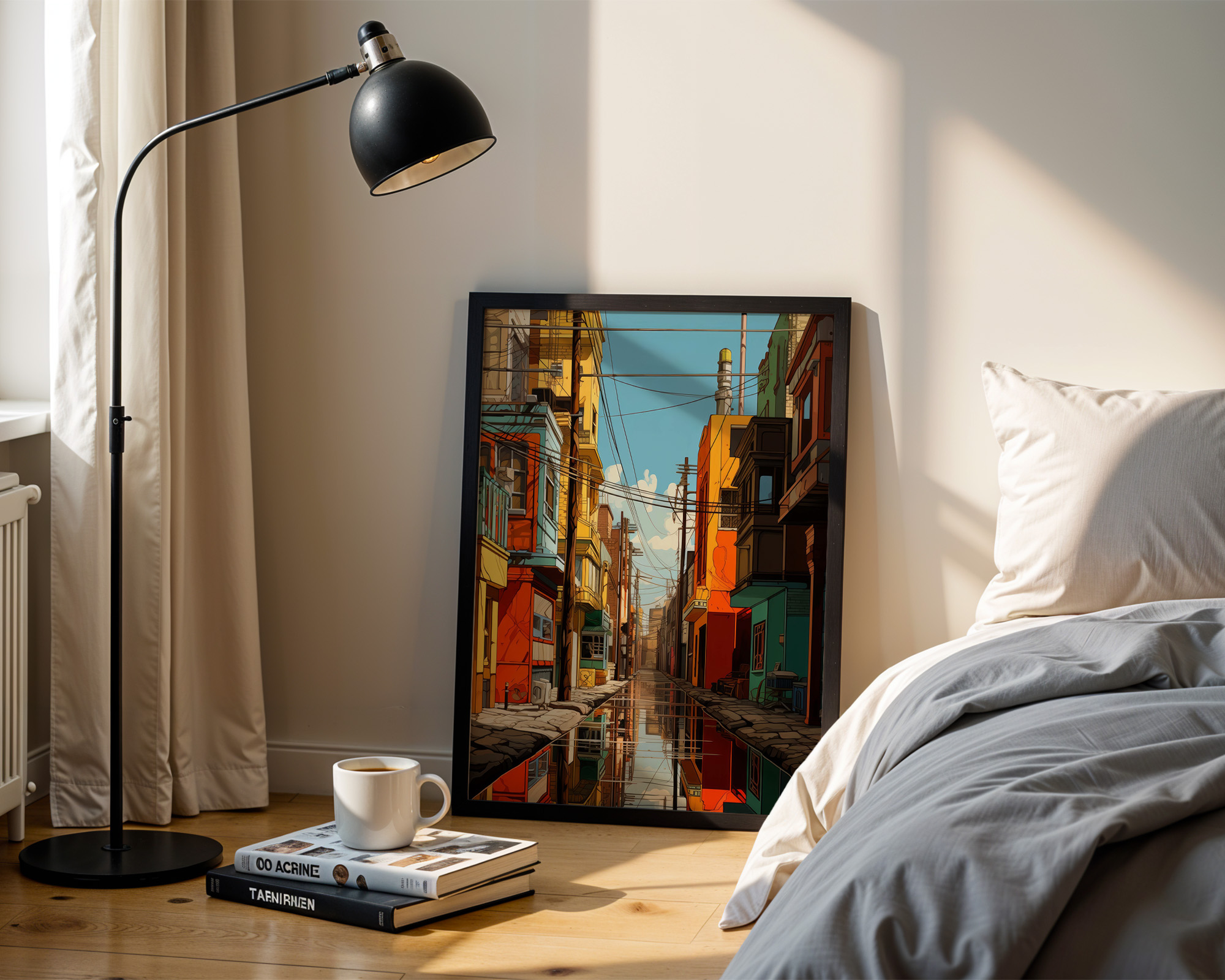Reflections of a Distant City - room mockup
