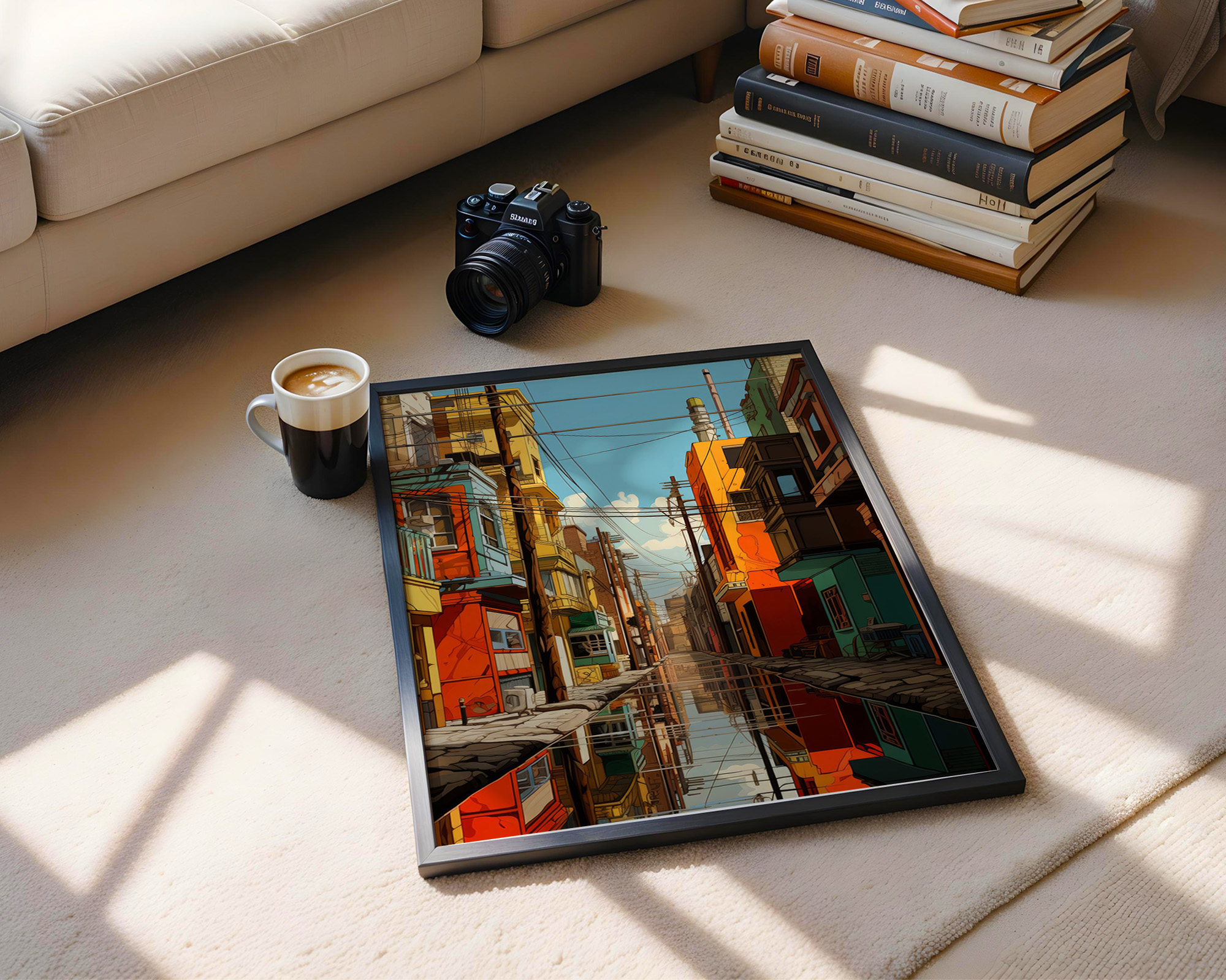 Reflections of a Distant City - room mockup