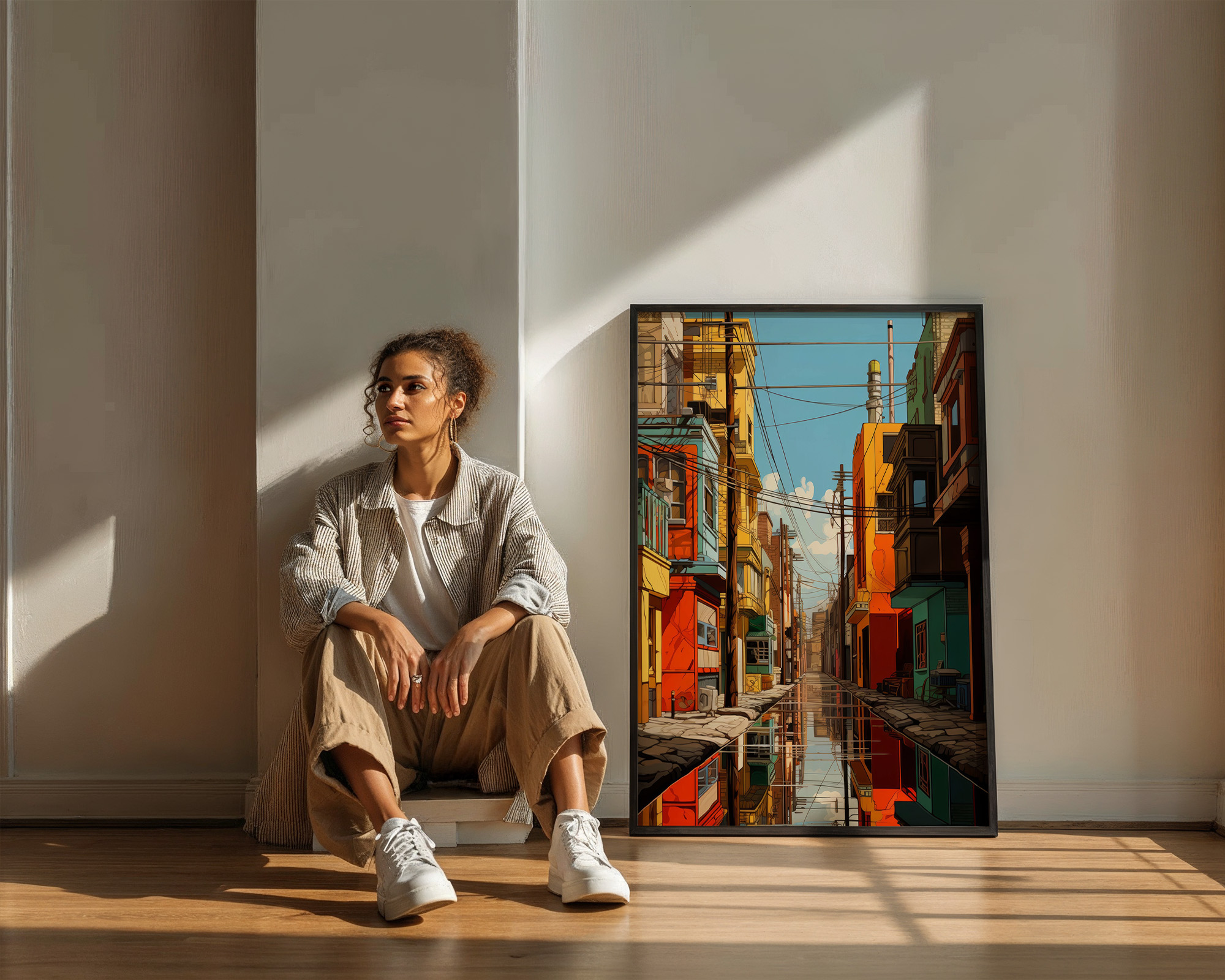 Reflections of a Distant City - room mockup