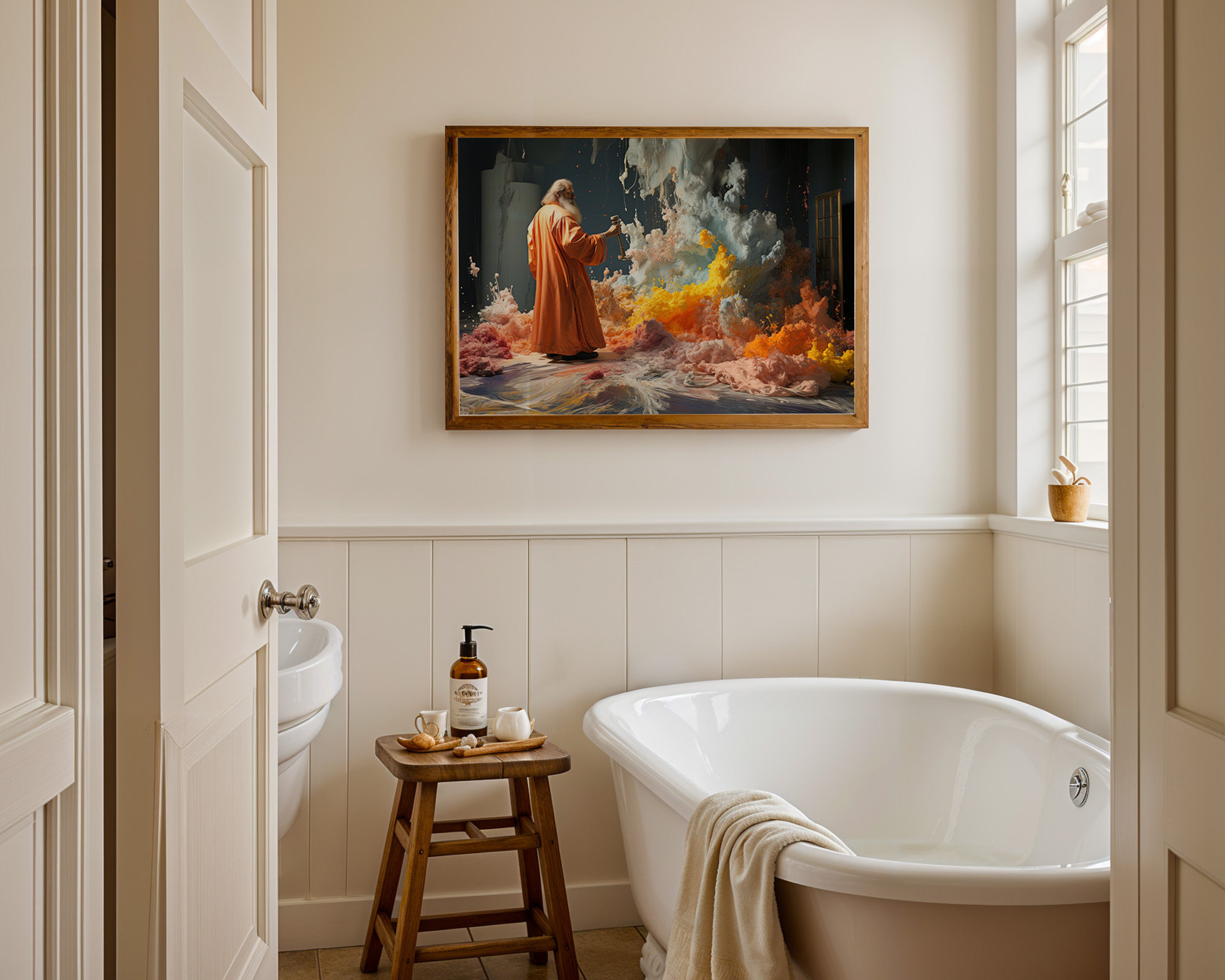 The Alchemist's Gavel Art Print - room mockup