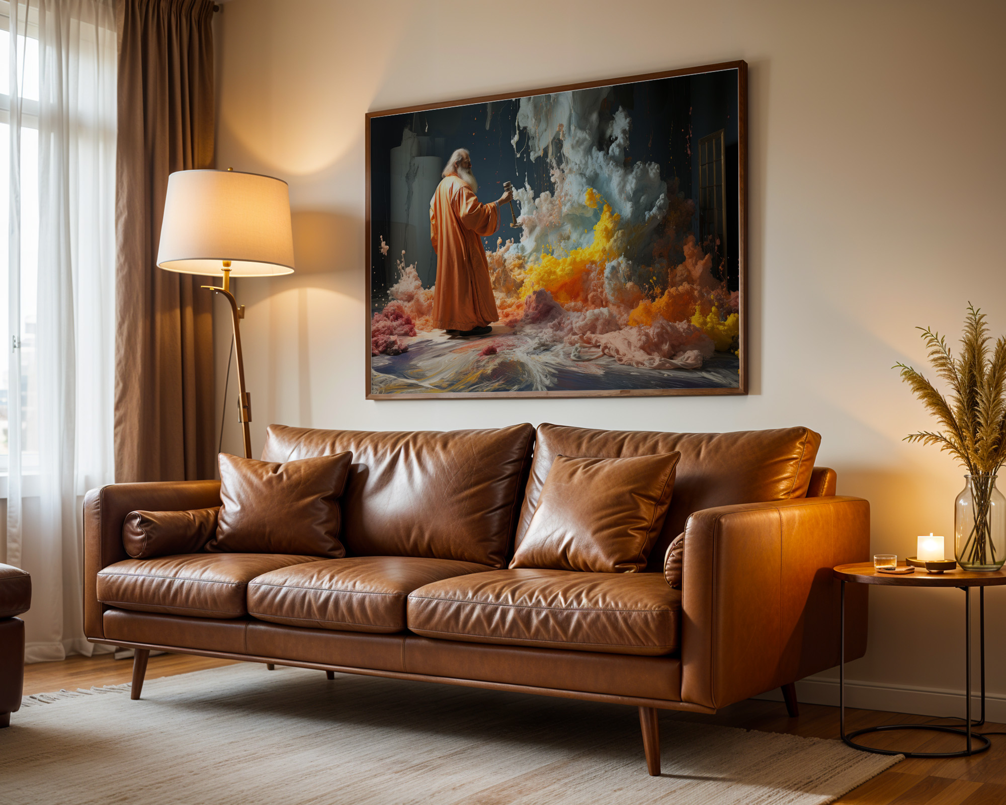 The Alchemist's Gavel Art Print - room mockup