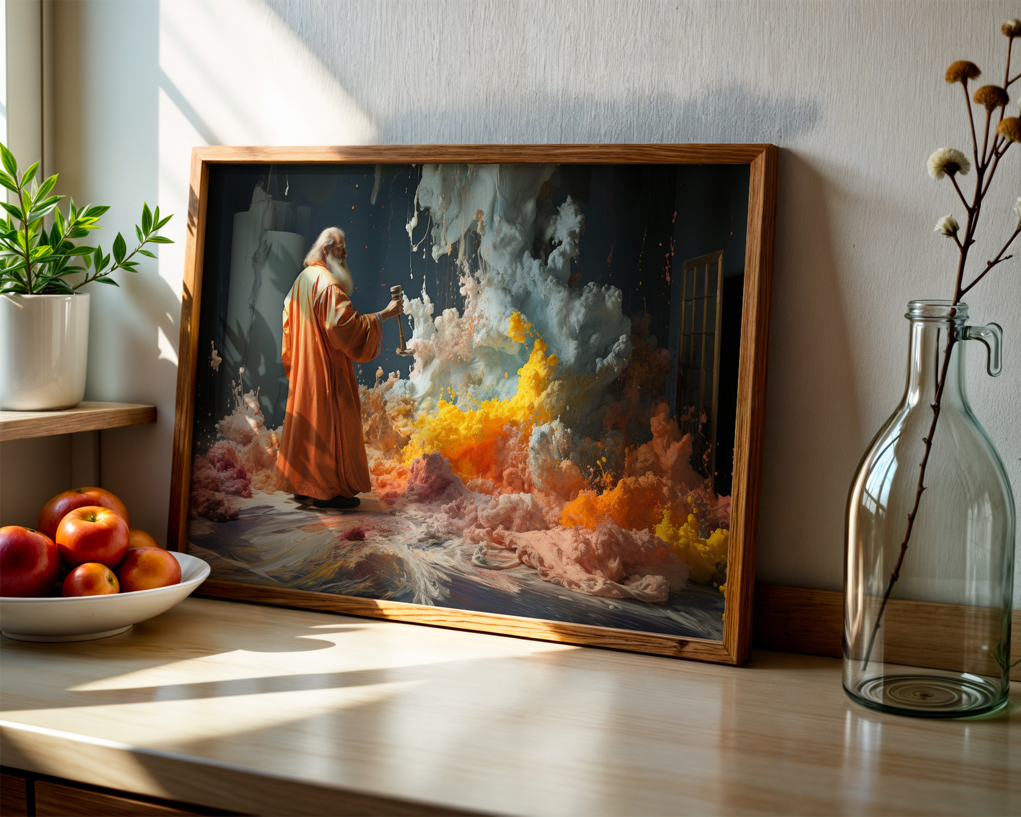 The Alchemist's Gavel Art Print - room mockup