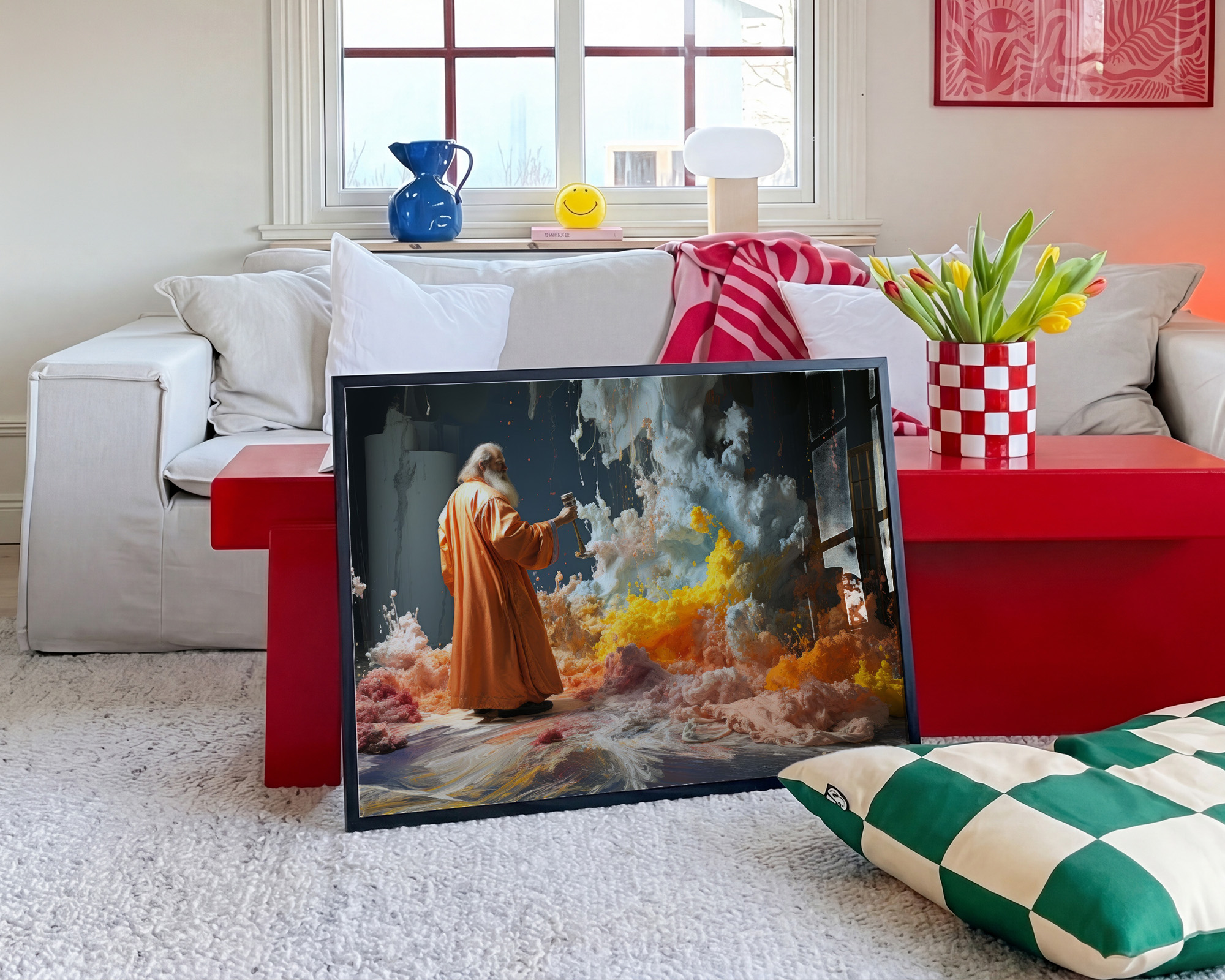 The Alchemist's Gavel Art Print - room mockup