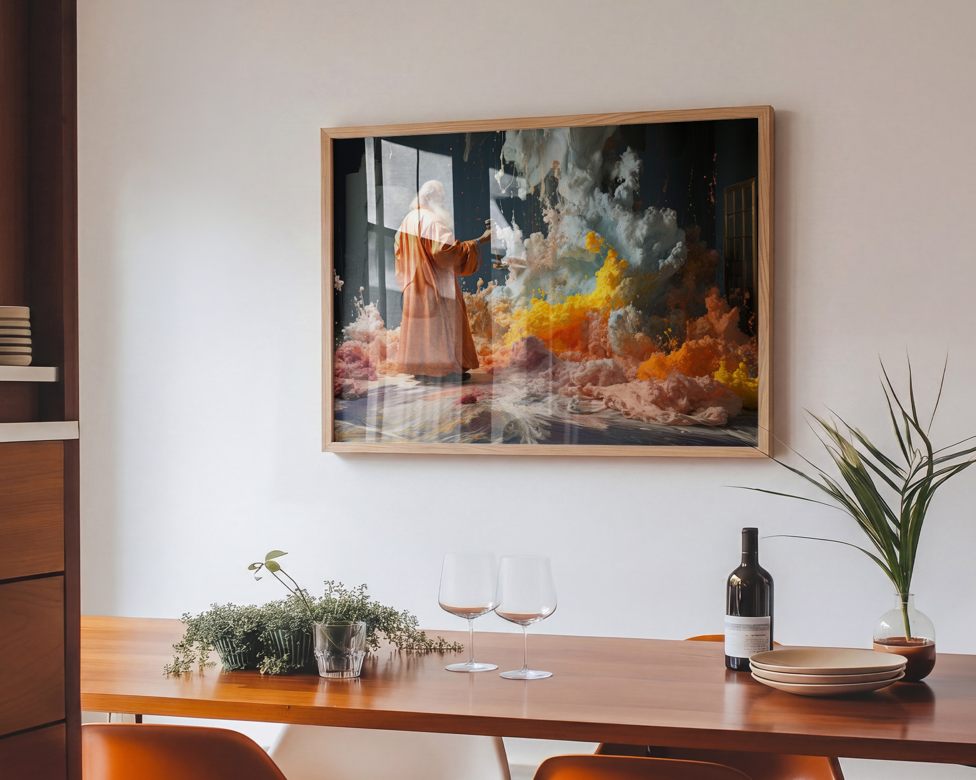 The Alchemist's Gavel Art Print - room mockup