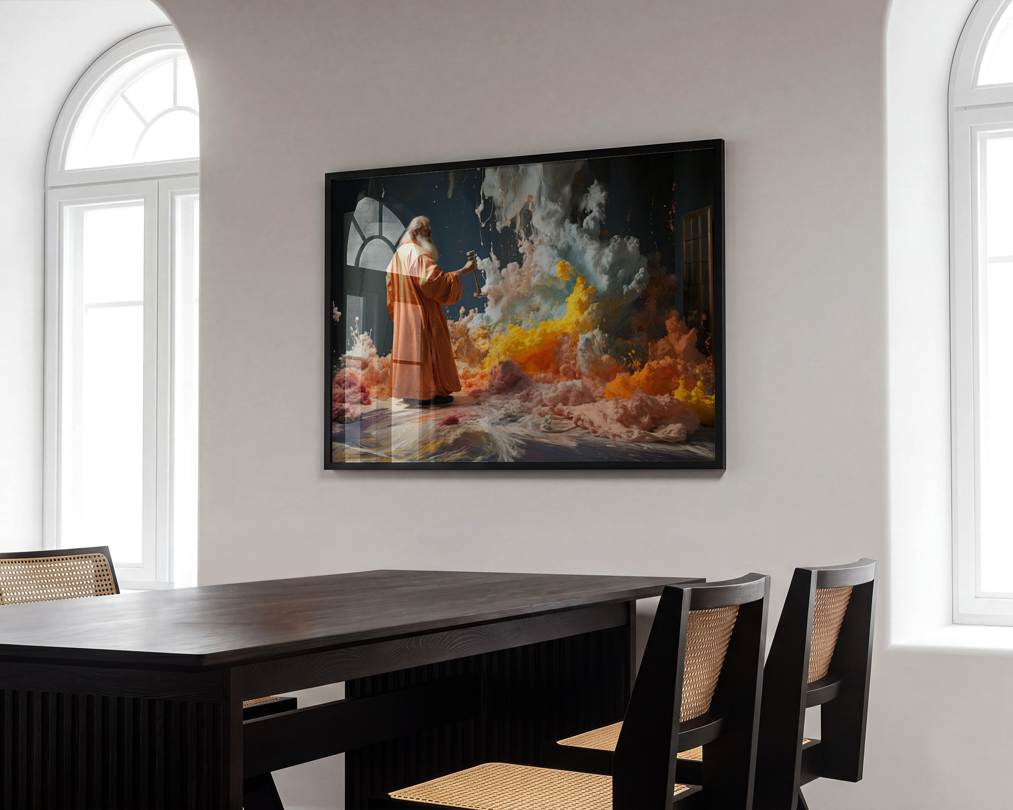 The Alchemist's Gavel Art Print - room mockup