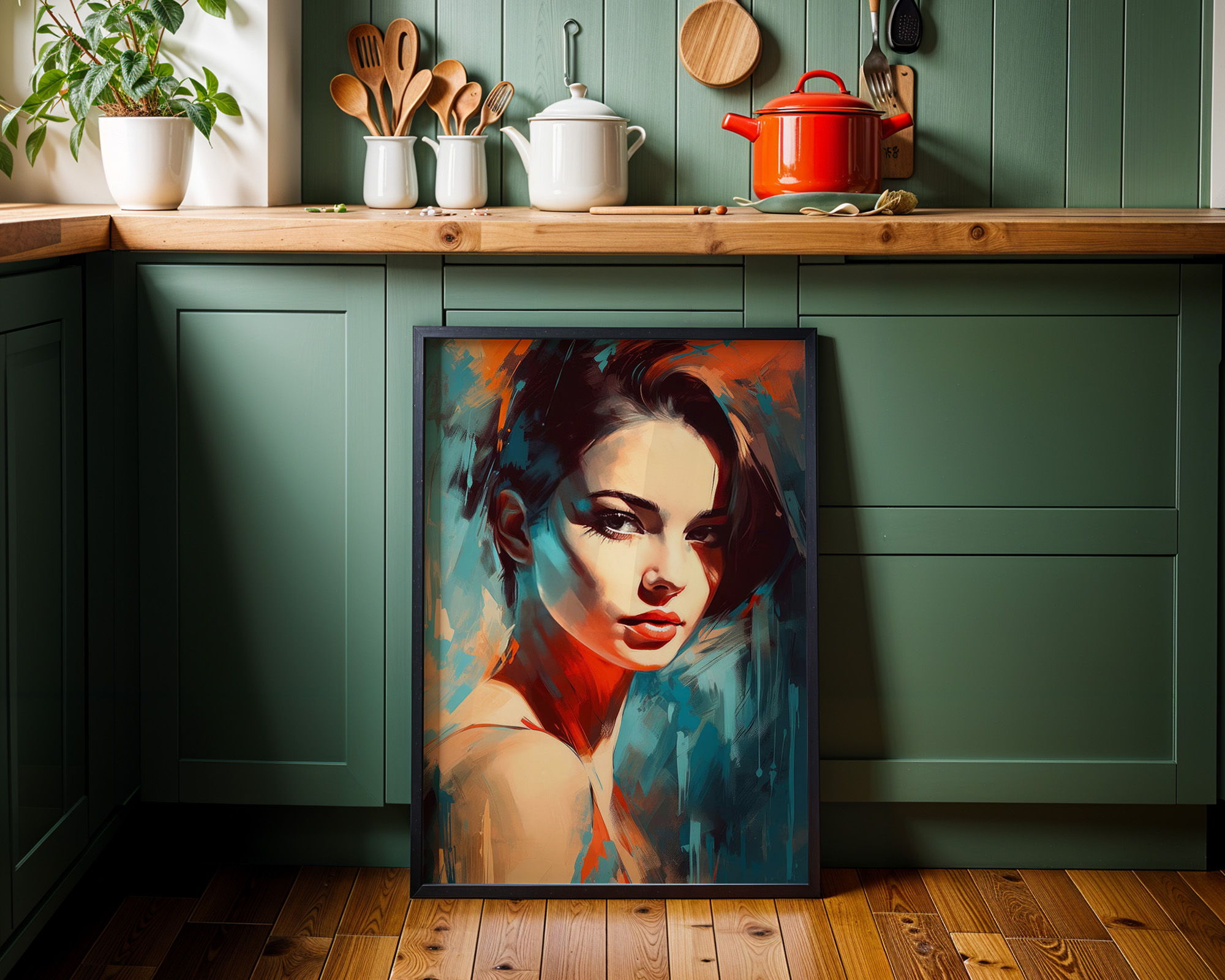 Ink and Identity Art Print - room mockup