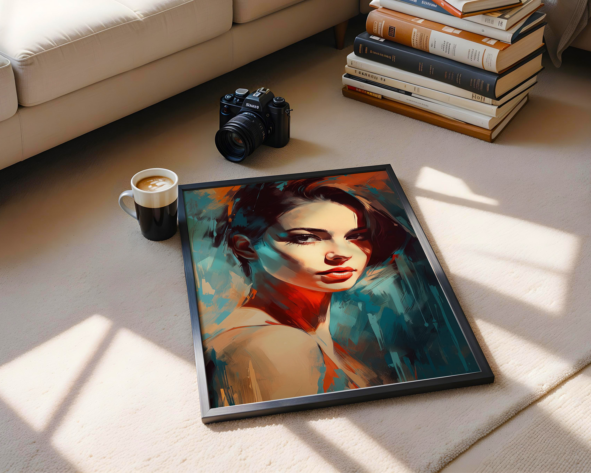 Ink and Identity Art Print - room mockup