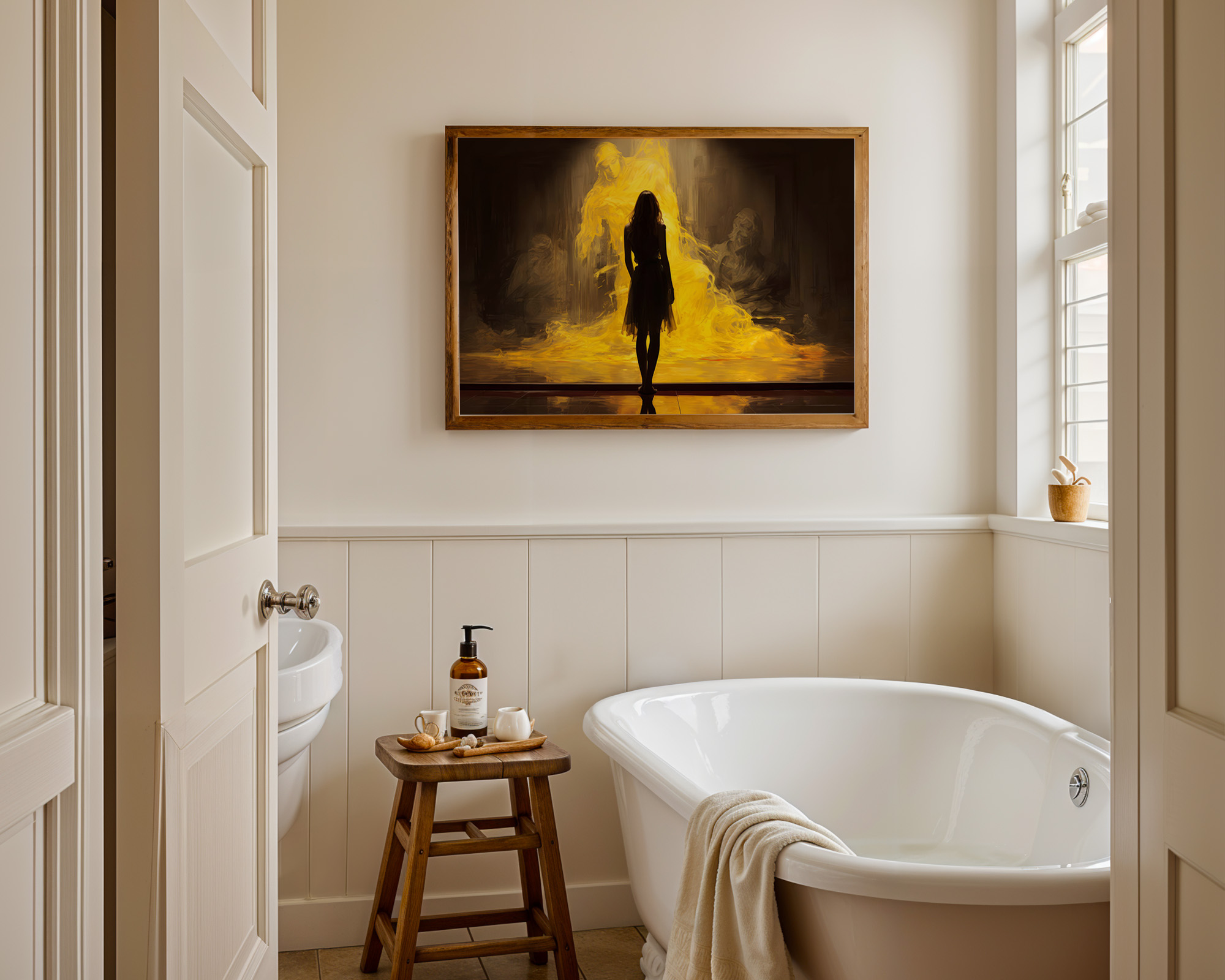 Where Light Becomes Memory Art Print - room mockup