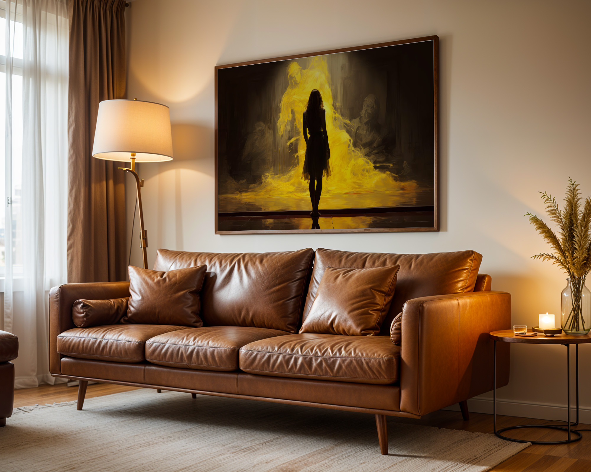 Where Light Becomes Memory Art Print - room mockup
