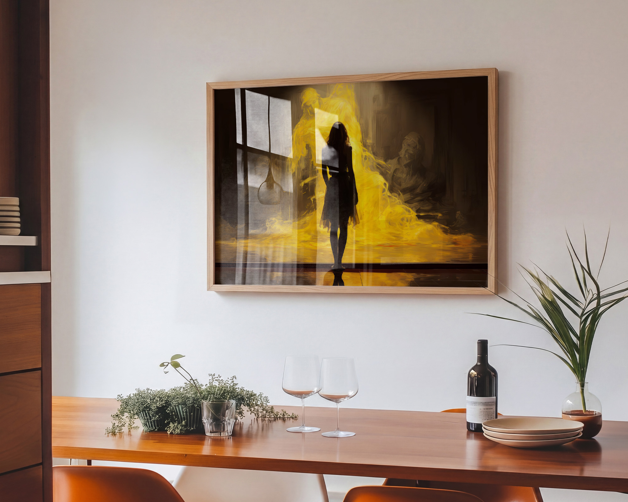 Where Light Becomes Memory Art Print - room mockup