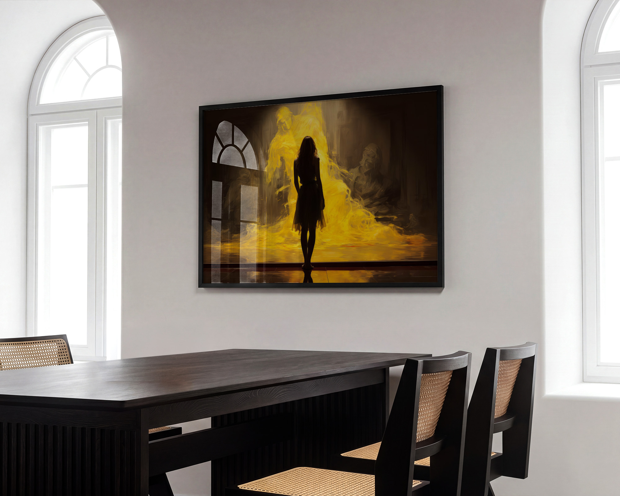 Where Light Becomes Memory Art Print - room mockup