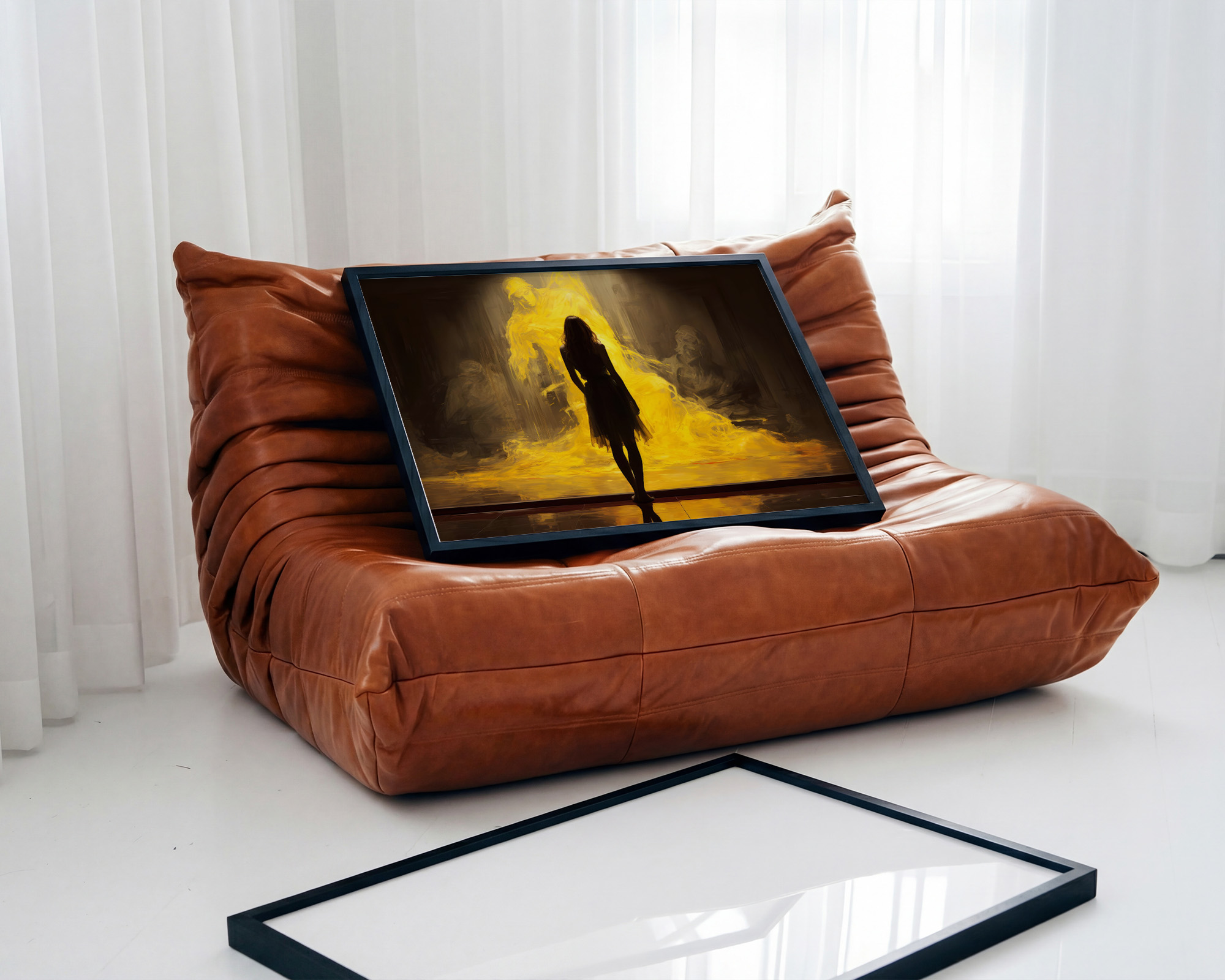 Where Light Becomes Memory Art Print - room mockup