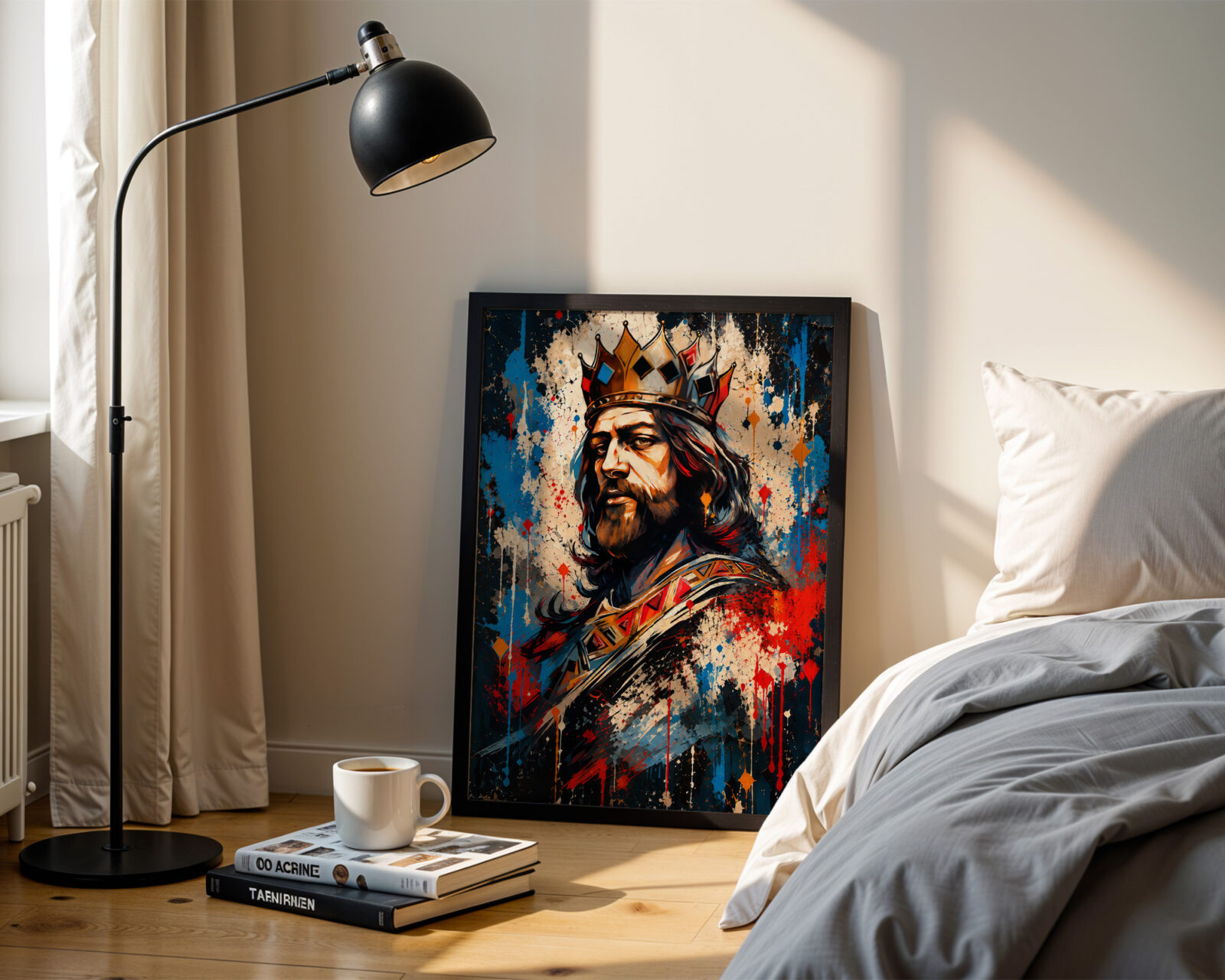 The Sovereign's Gaze Art Print - room mockup