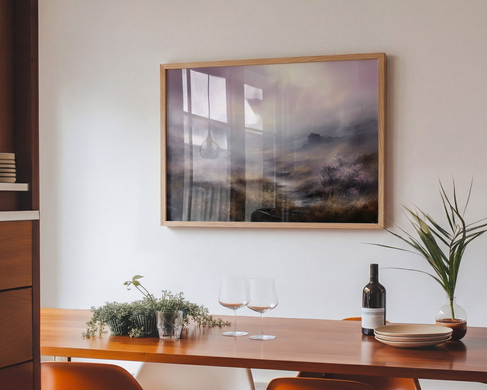 Veil of Morning Light Art Print - room mockup