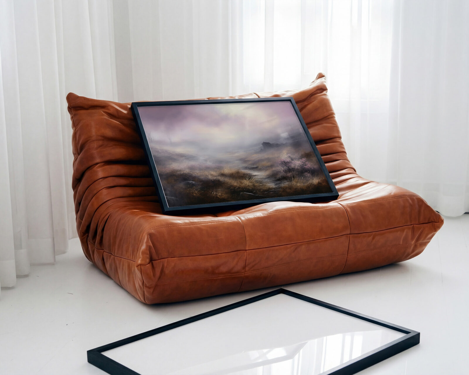 Veil of Morning Light Art Print - room mockup