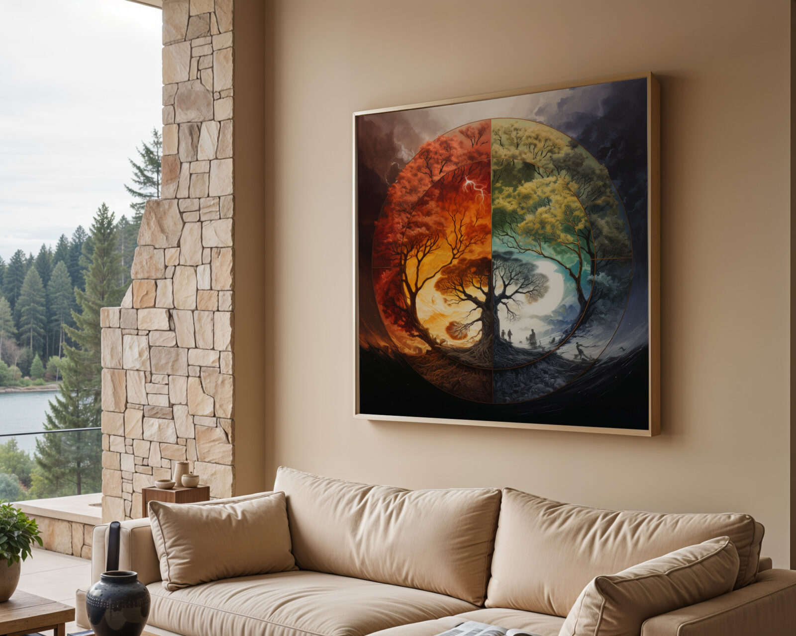 Eternal Seasons Art Print - room mockup