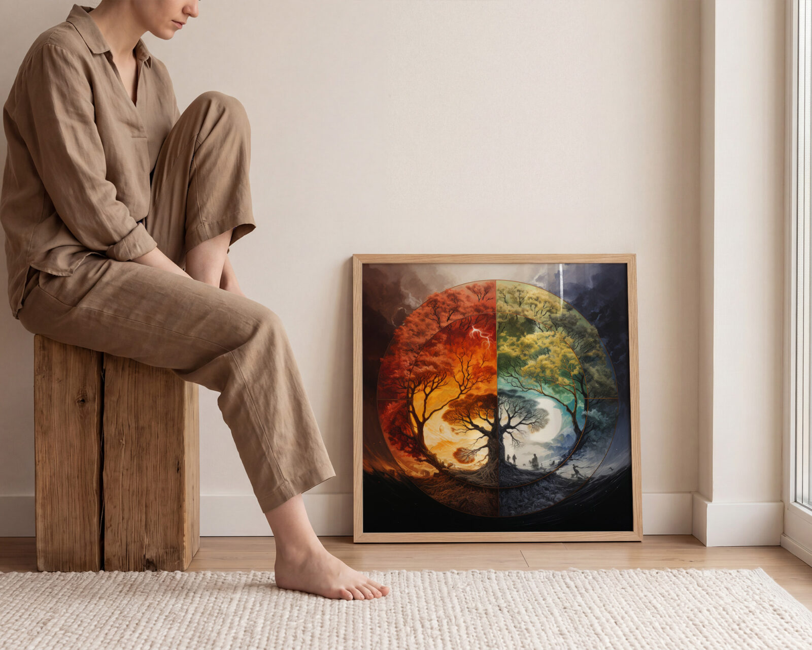 Eternal Seasons Art Print - room mockup