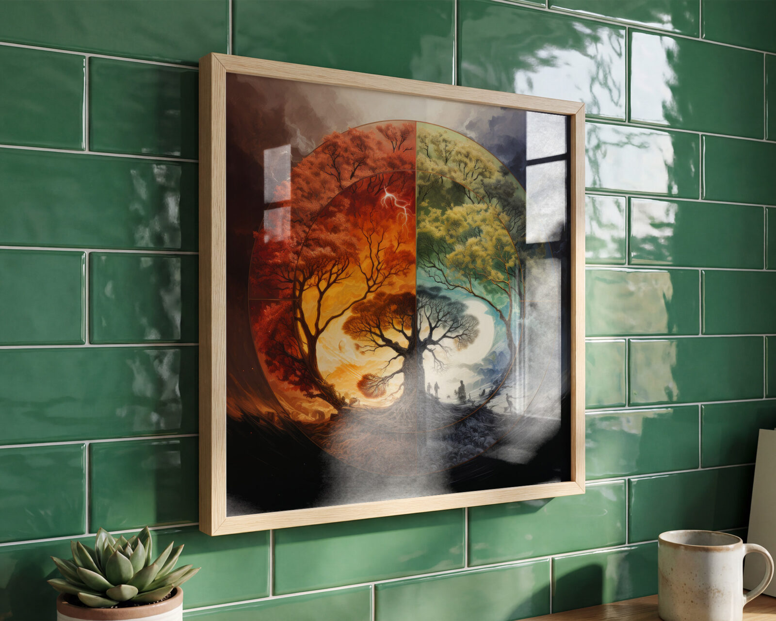 Eternal Seasons Art Print - room mockup