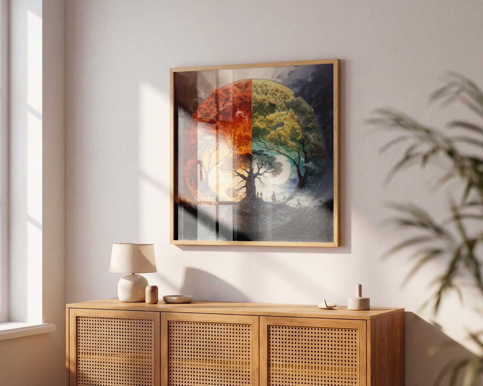 Eternal Seasons Art Print - room mockup